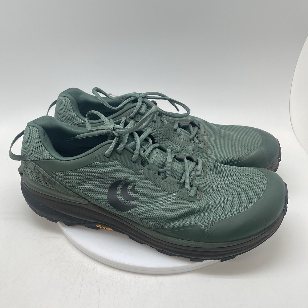 Topo Traverse Sneakers Mens 13 Dark Green Charcoal Vibram Running Hiking Shoes